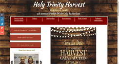 Desktop Screenshot of holytrinityharvest.com